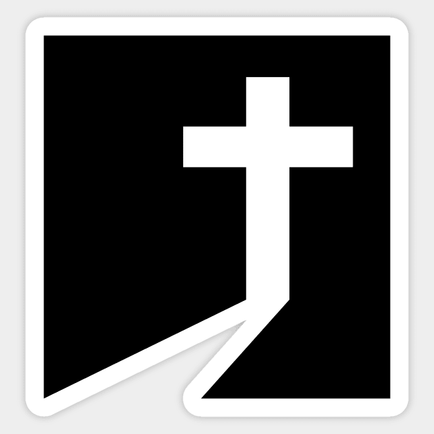 CFC Logo Square Black Sticker by Cross Fellowship Church